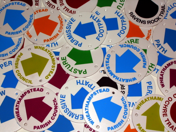 Waymarking discs