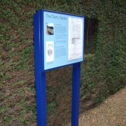 Fusilier entrance interpretation sign