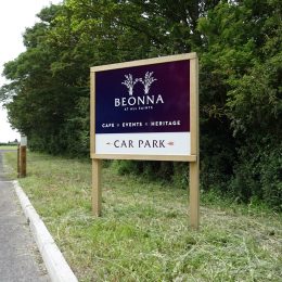 bowman A car park sign