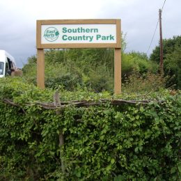 Bowman A entrance welcome sign
