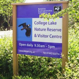 Bowman B visitors entrance sign