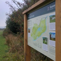 Bowman b wooden interpretation orientation panel