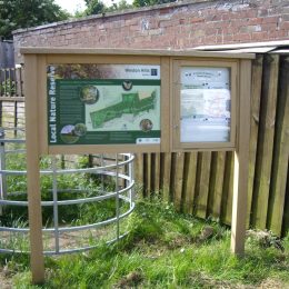 Bowman c combination noticeboard wooden