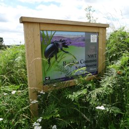 Bowman C Entrance Oak Sign