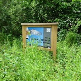 Bowman C oak entrance sign