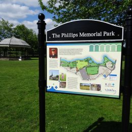 Cavalier interpretation park sign