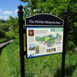 Cavalier metal interpretation sign