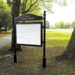 Cavalier park notice board