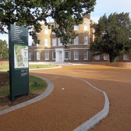dChipher entrance directional sign