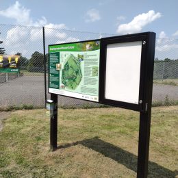 Fusilier combination metal noticeboard