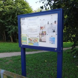 Fusilier metal notice board