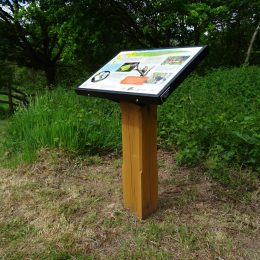 Grenadier wooden single leg lectern