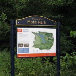 Lancer entrance park sign