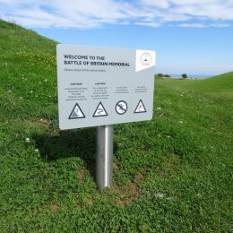 Modular public warning sign