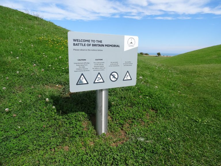 Modular public warning sign