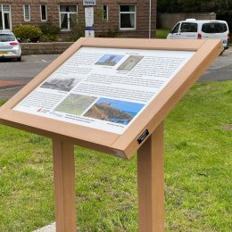 Musketeer recycled plastic information lectern