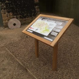 Musketeer wooden orientation lectern