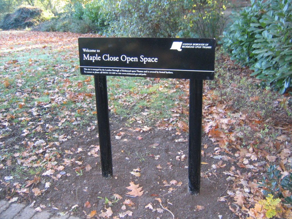 Richmond badging sign