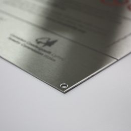 Stainless steel corner fixing