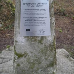Stainless steel trig point plaque