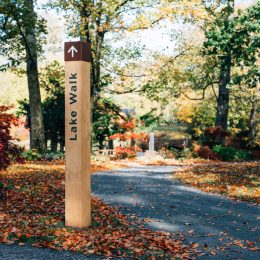 Grenadier waymarking direction post