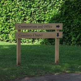 Ladder sign multi directional