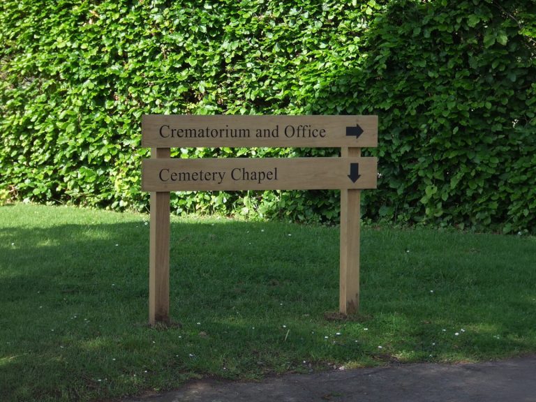 Ladder sign – oak