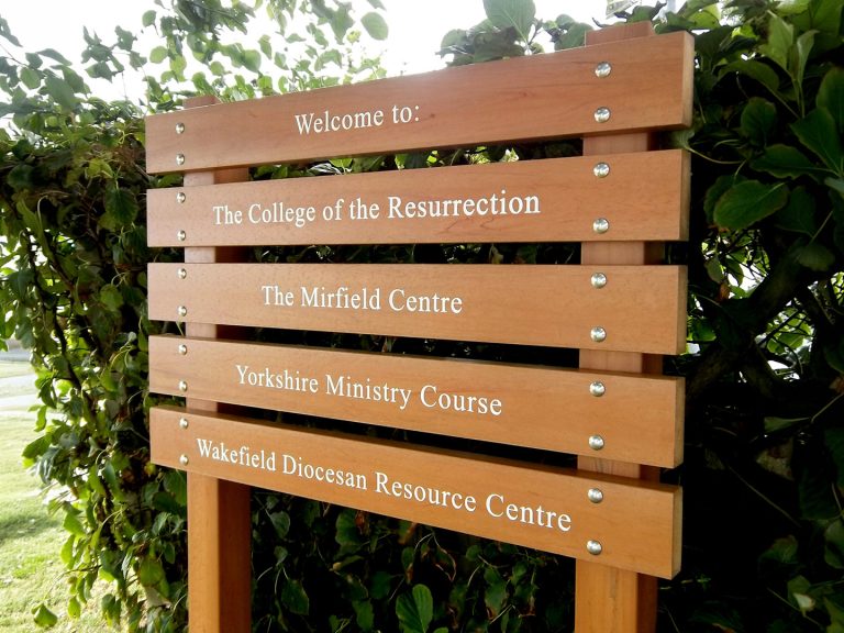 Ladder sign – recycled plastic