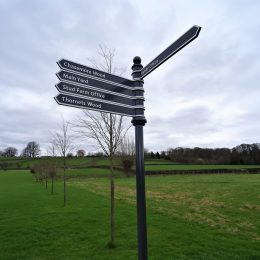 Traditional fingerpost