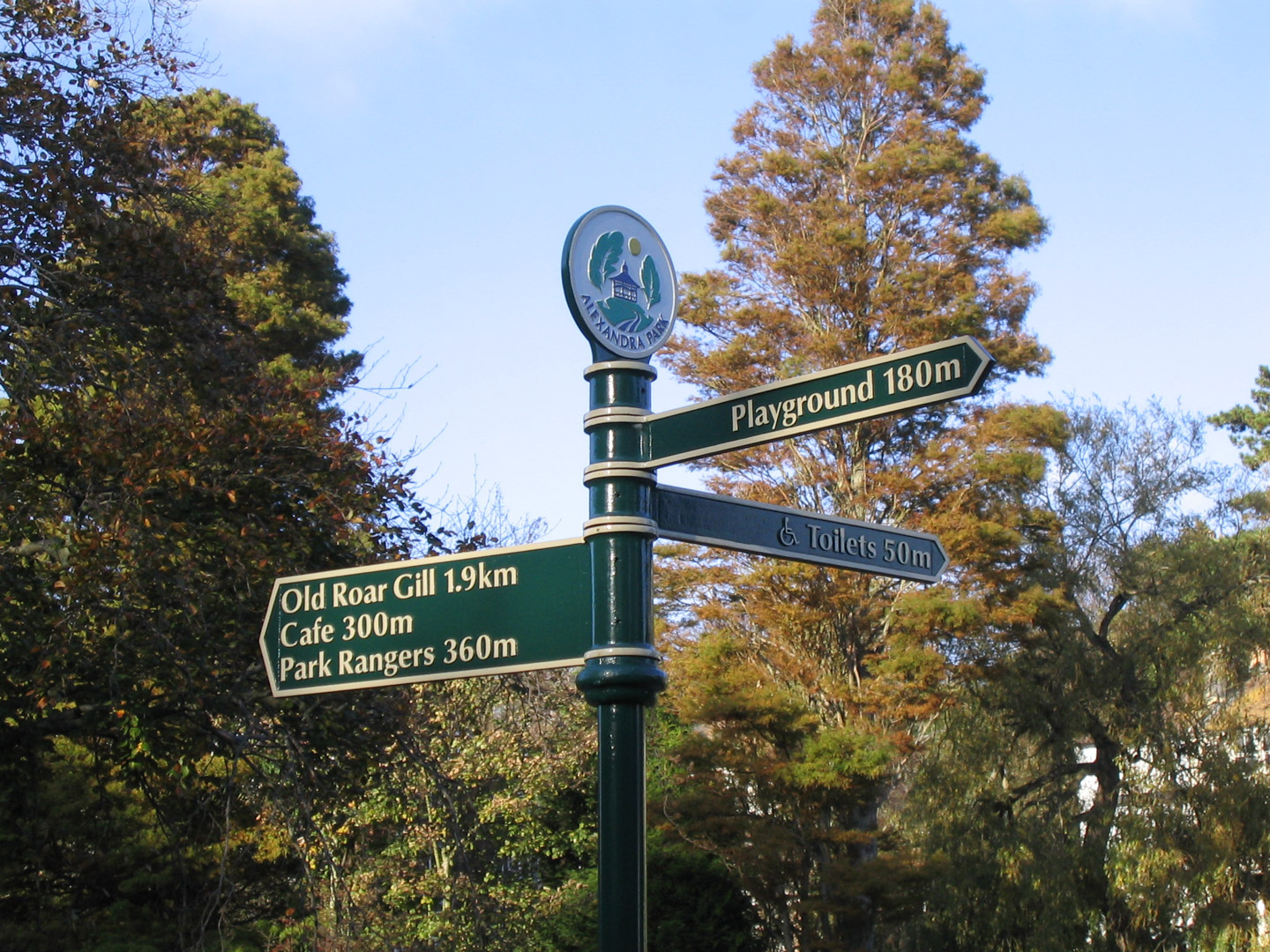 Traditional fingerpost