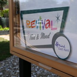 Freestanding notice information board recycled
