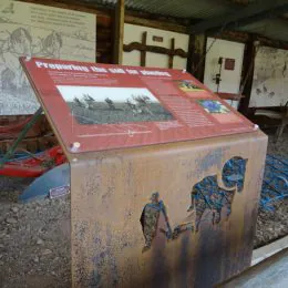 Corten robust steel lectern