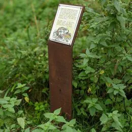 Corten steel lectern