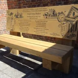 Memorial bench