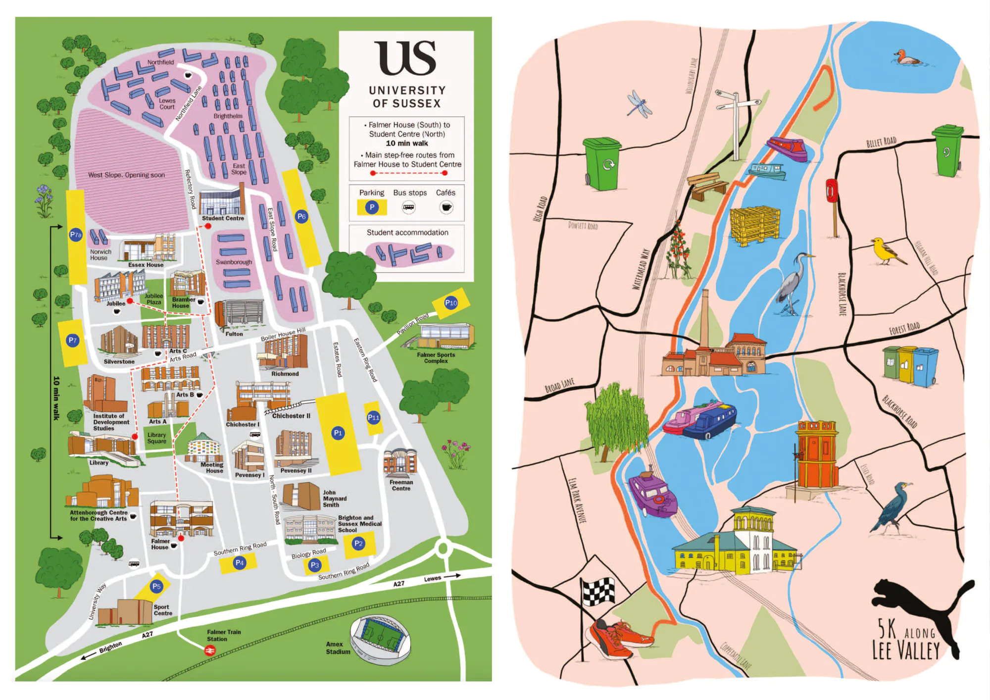 Creative mapping orientation