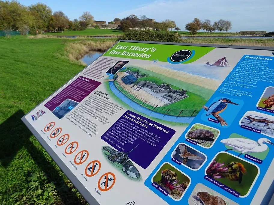 Interpretive signage examples
