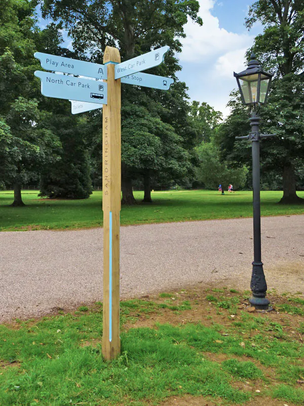 Pedestrian Fingerpost Wayfinding Sandringham