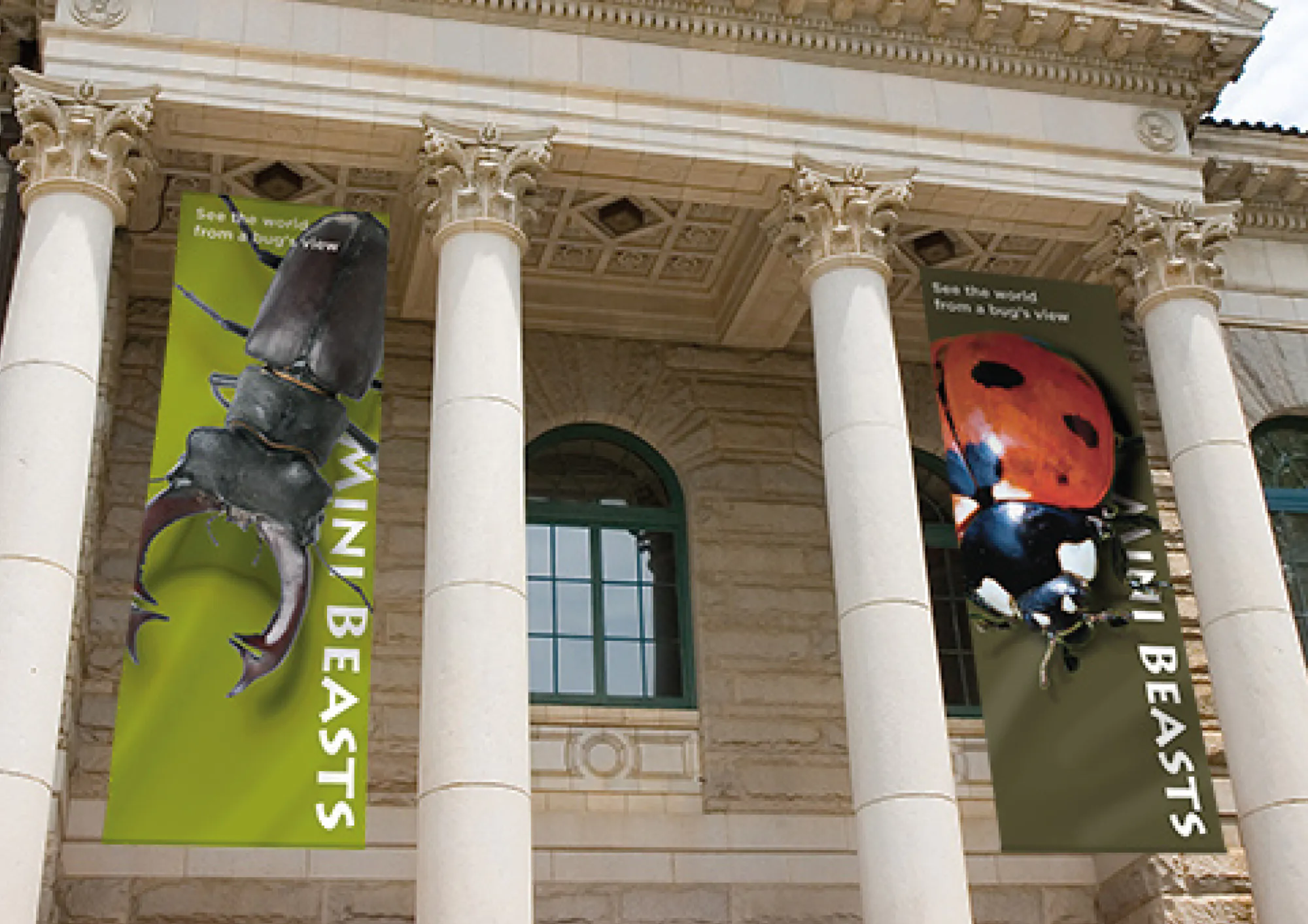 Printed literature banner design