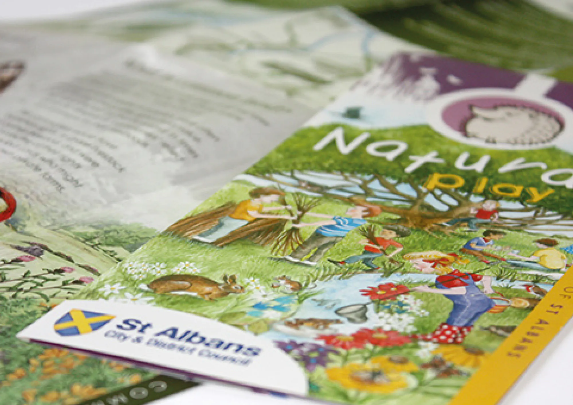 Printed literature kids leaflet