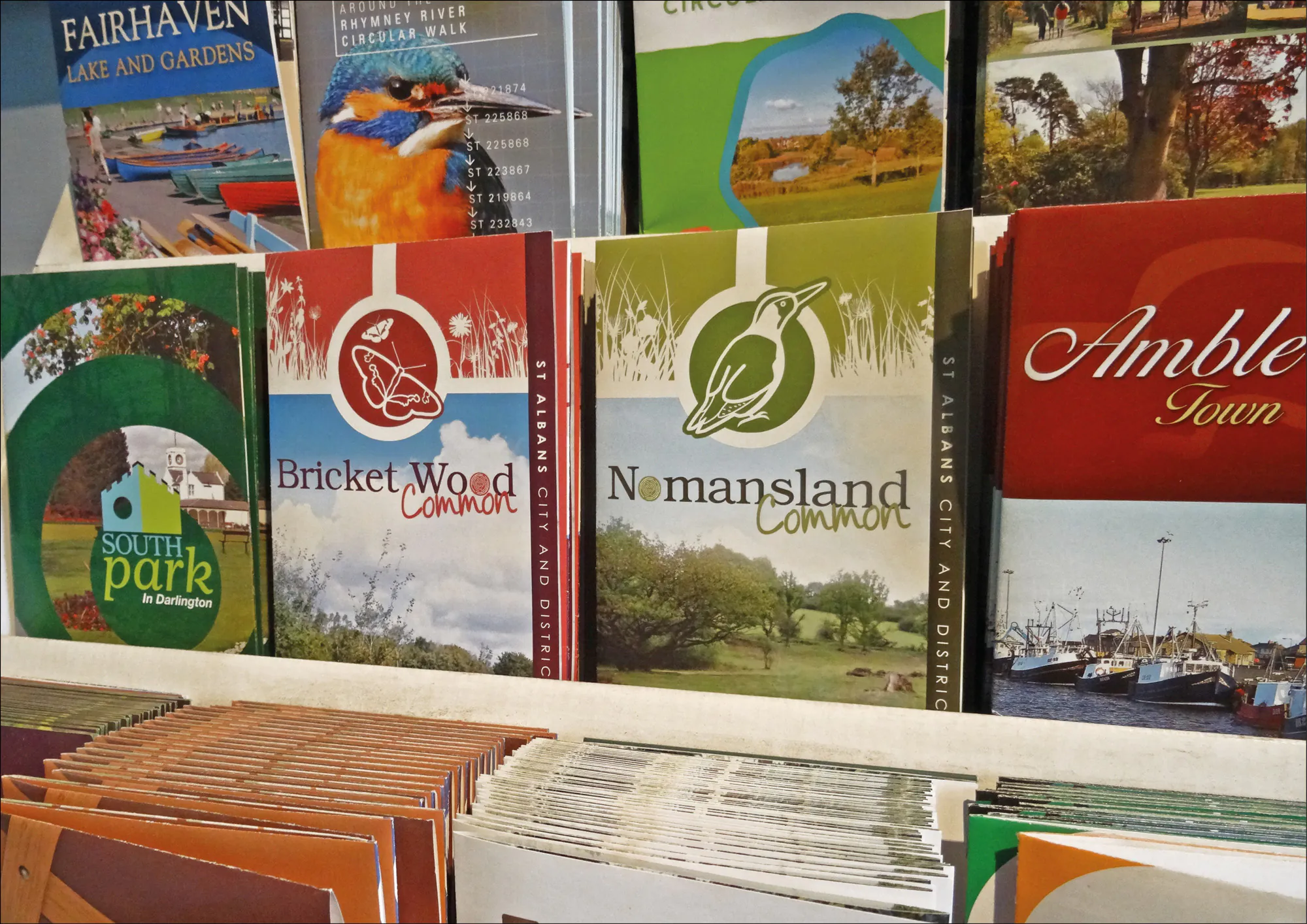 Printed literature leaflet display
